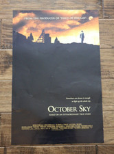 VINTAGE October Sky 1998 11 x 17" Original Promo Poster Rolled