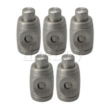 5Pcs 9.5mm Dia Silver Trumpet Valve Water Key Spit Valve Drainage Component