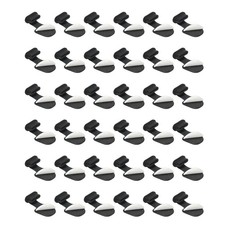 PATIKIL 0.9 Inch USB Type C Dust Plug, 36 Pcs Anti Plug Cover Black