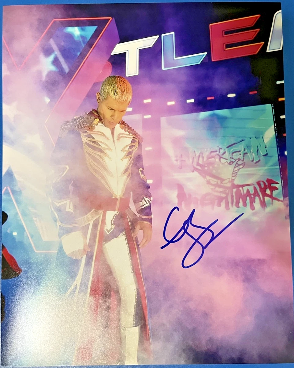 cody rhodes autograph products for sale | eBay