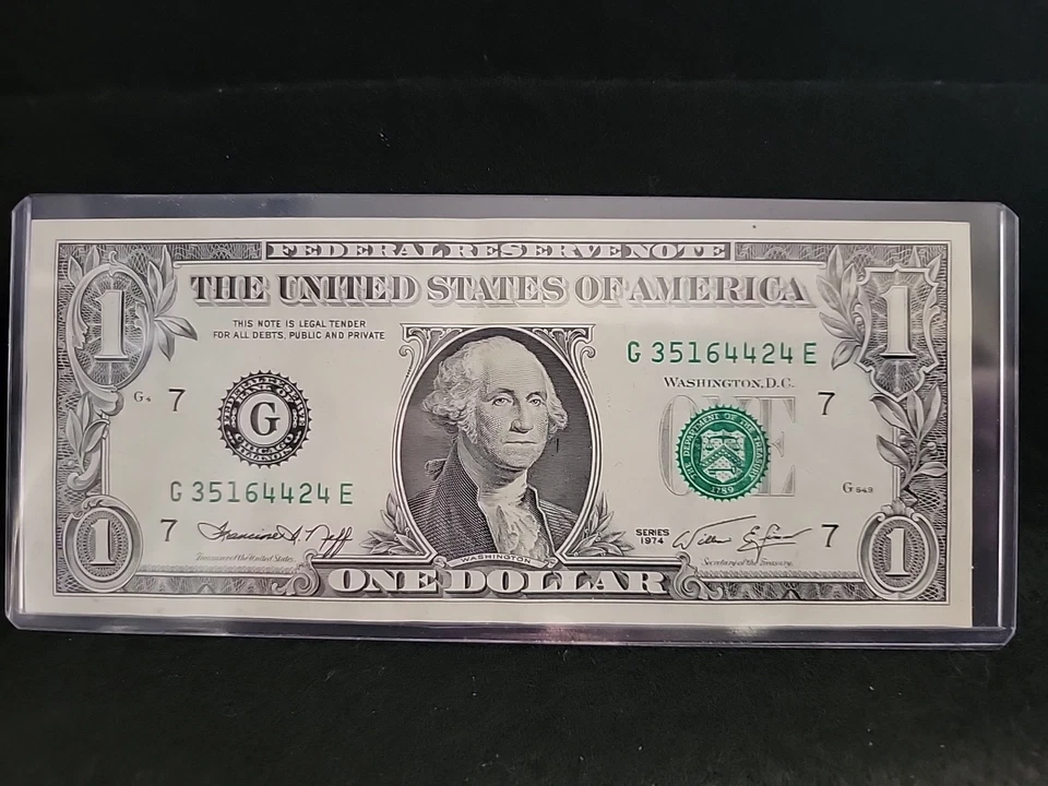 1974 Miss Print Dollar Bill - Image 2 of 2