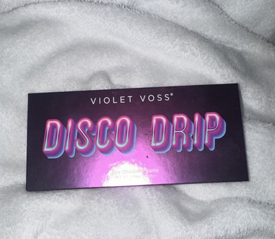 Violet Voss Disco Drip Shimmer Pressed Powder Eyeshadow Palette Blue-Gold