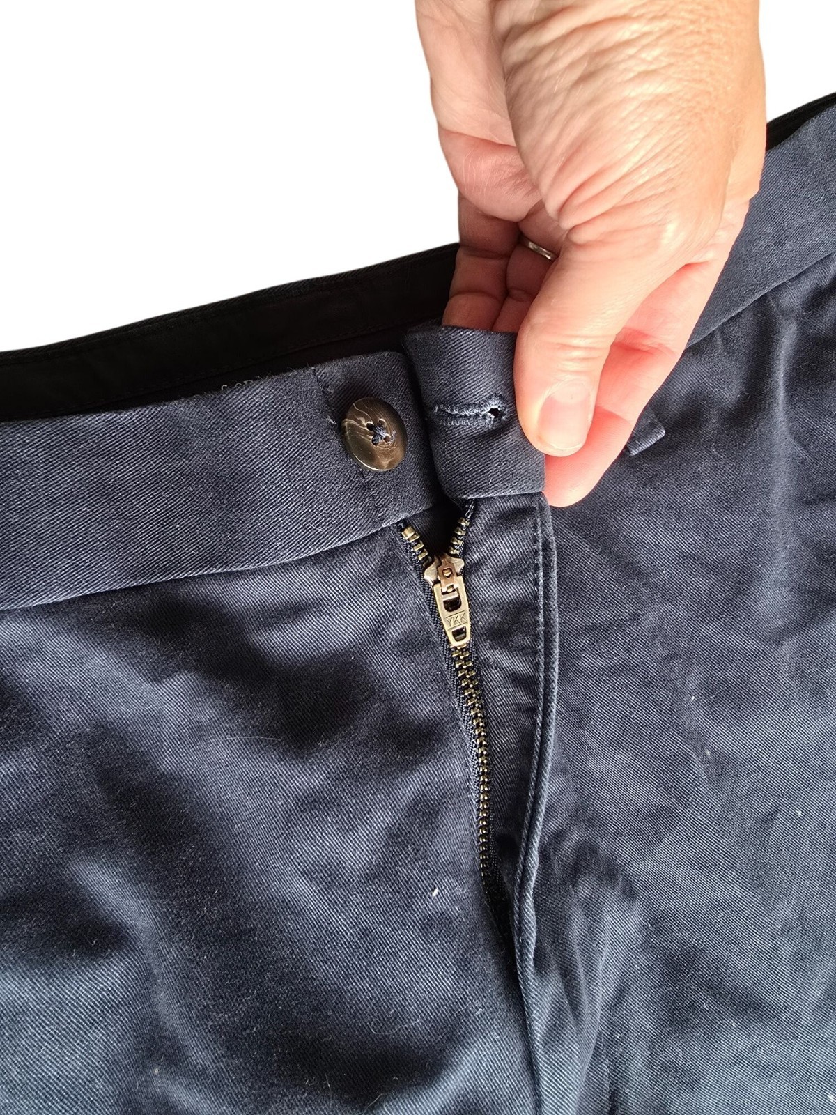 Croft & Barrow Mens Chinos Black Classic Fit Cotton-Blend Comfortable Wear Size image 5