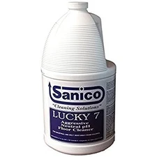 Case of 4 Gallons Sanico Lucky 7 Neutral Cleaner