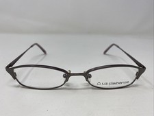 Liz Claiborne L259 CV6 49-15-130 Silver/Violet Full Rim Eyeglasses Frame LS86