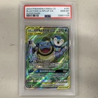 BLASTOISE & PIPLUP GX 157/150 PSA 10 POKEMON SUPER RARE