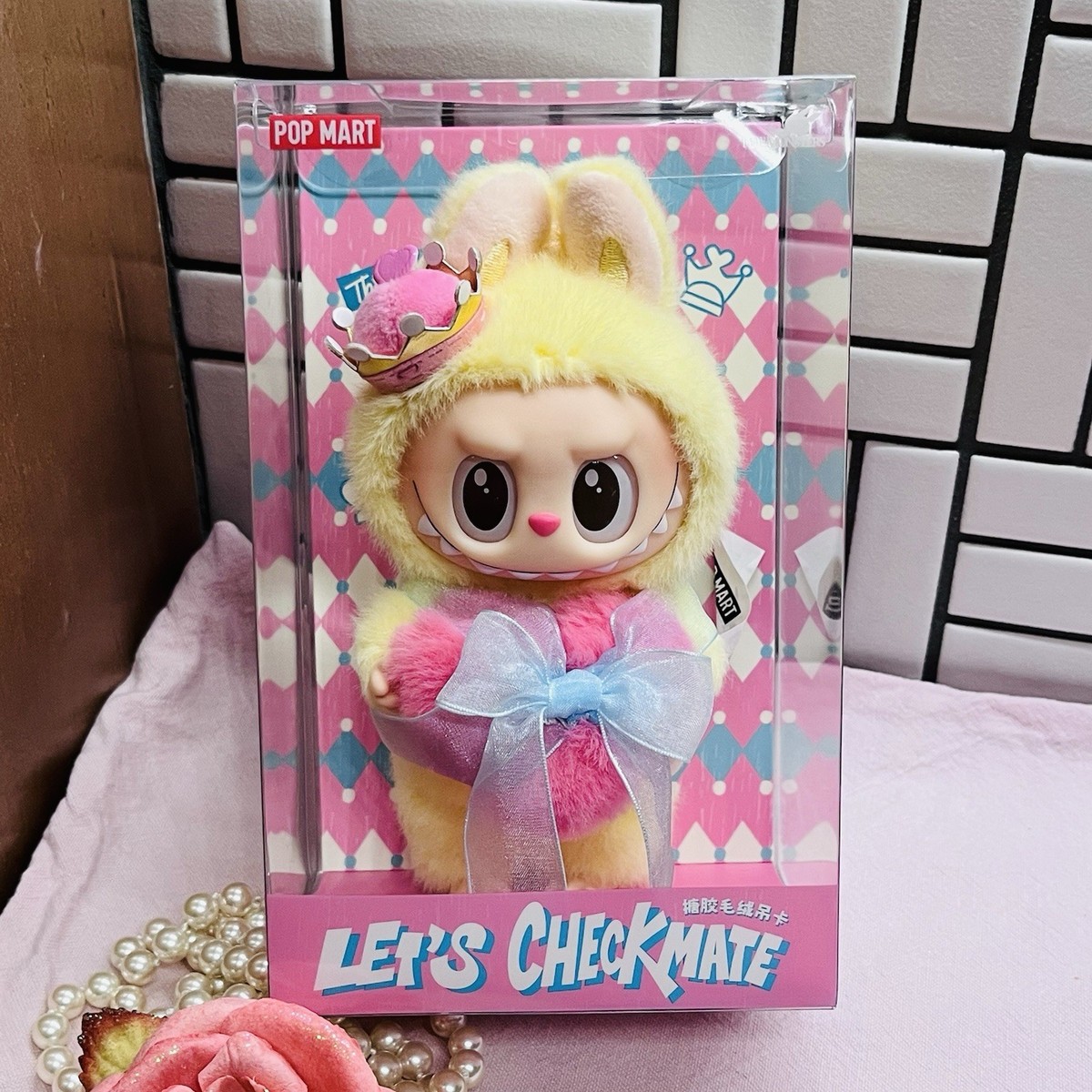 Pop Mart Labubu The Monsters Let's Checkmate Queen Vinyl