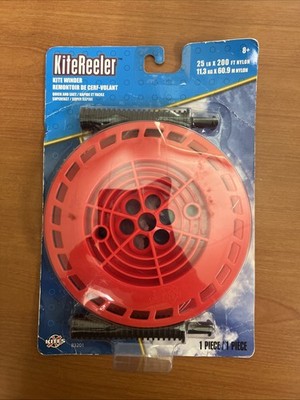 Kite Reeler Winder Red 25lb x 200 ft Nylon NEW! X-Kites Brainstorm Very Handy!