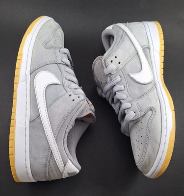 Nike SB Dunk Low Pro ISO 'Orange Label Wolf Grey Gum' (DV5464-001) Size 9.5