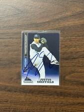 2017 Choice Trenton Thunder #27 Justus Sheffield IP Signed Autographed 
