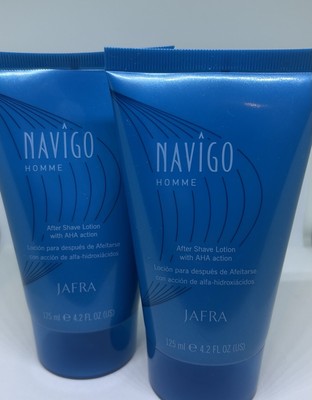 Set Of 2 JAFRA NAVIGO AFTER SHAVE LOTION 4.2 OZ+ Free 1 Bath And Shower Gel 6.7