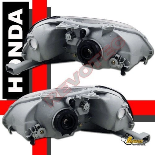 Faros de carcasa JDM negros diestros + diestros para 96 97 98 Honda Civic  Foto 2 de 4