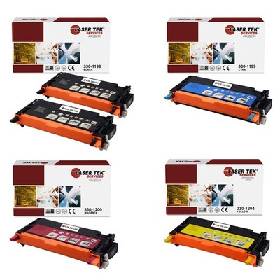 5Pk LTS 3130 B C M Y Compatible for Dell 3130 3130CN 3130CND Toner Cartridge