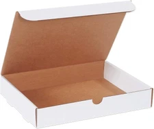 BOX USA Shipping Boxes 12.125 x 9.25 x 2 (50-Pack) Small Foldable Corrugated