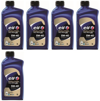 5l ELF Evolution Full-Tech LSX 5W-40 Motoröl ACEA C3 API SN/CF GM Dexos2