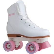 Chicago Girls Classic Roller Skates White Rink Skates - Size J10