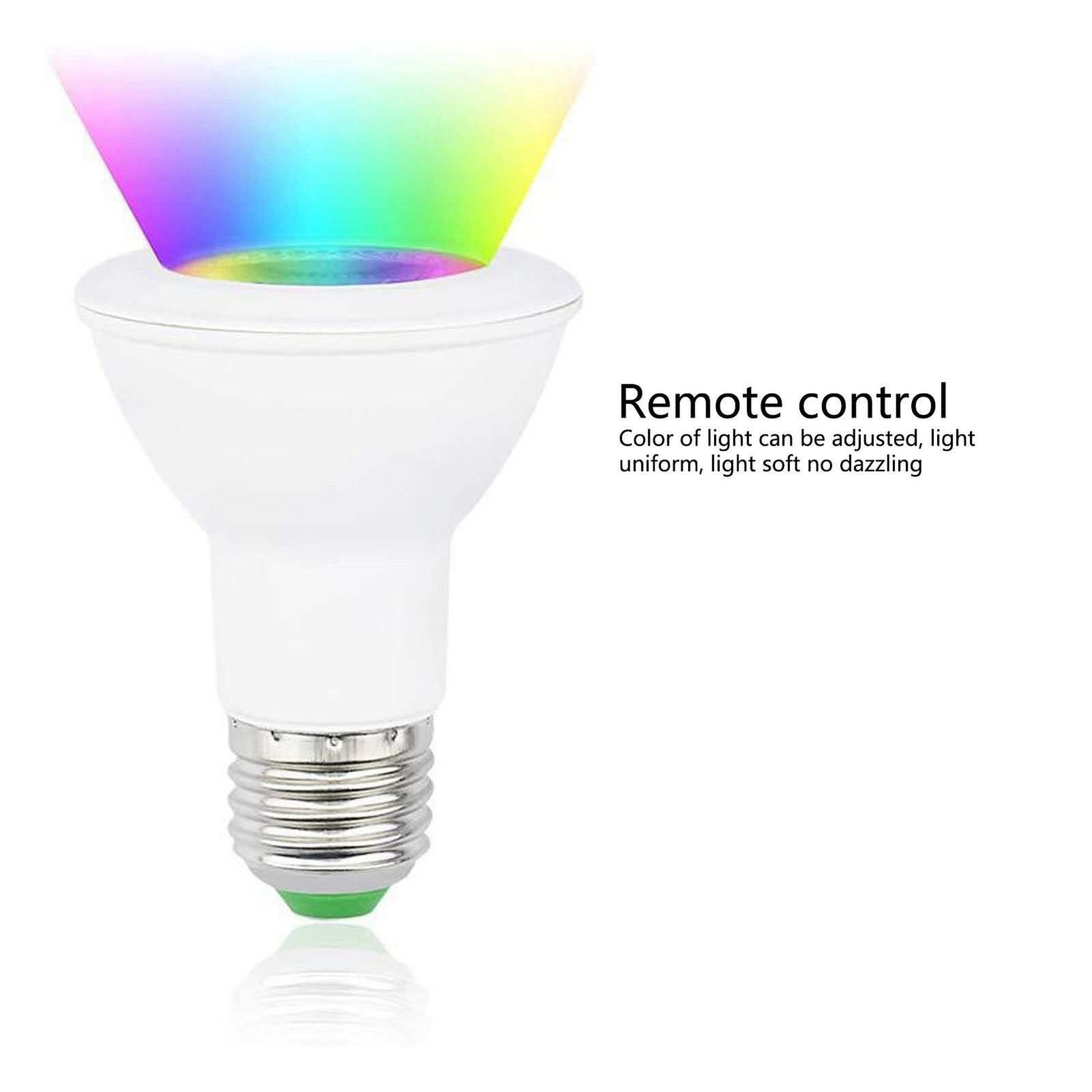 .10W RGBW Spotlight With Timing Remote Control E27 Color Changing Light Bulb