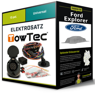 Elektrosatz 13-pol universell für FORD Explorer 07.2019-jetzt NEU