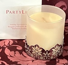 PartyLite WHITE TEA & FIR Holiday Scented Jar Candle G40453 New NIB Christmas
