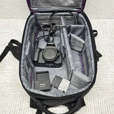 Canon EOS Rebel T3i DSLR Digital Camera Body 18 MP w/ Strap Backpack Battery