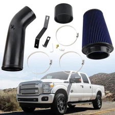 7.3L Cold Air Intake Pipe Kit ，4" Air Intake System Compatible with... Fa