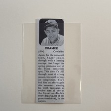 Doc Cramer & Denny Galehouse Boston Red Sox 1940 Annual Baseball Picture