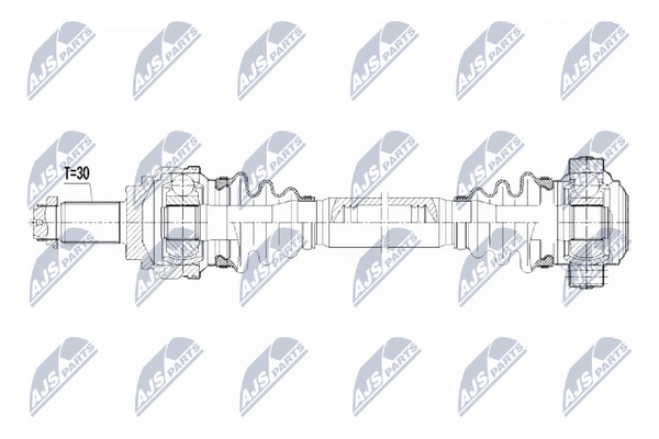 NTY Antriebswelle NPW-BM-037 FüR X1 E84 BMW Sdrive Xdrive-image