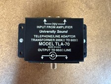 University Sound TLA-70 Telephone/Line Transformer