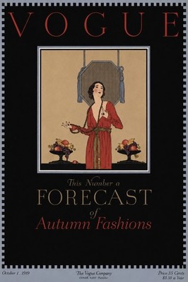  ️ Vogue 1919 Autumn Fashions Forecast Poster - 24x36  Art Print  