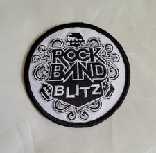 ROCK BAND BLITZ Video Game Promo Embroidered Patch Xbox PlayStation E3 2012