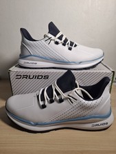 Druids Vite Golf Shoes Size White/ Navy Uk Size 9.5 Brand New