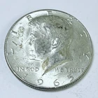 1965 Kennedy Half Dollar 40% Silver, Circulated Coin #7149