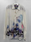 Pre-Owned Robert Graham White Size 2XL Men's Button Down