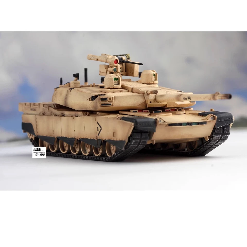 AM 1/72 US M1X Tank Abrams Tank 2022 Color Finished Model Figure Doll Toys - Image 2 of 4