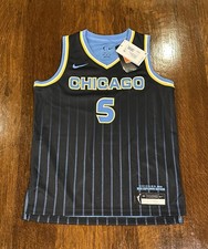 Chicago Sky Angel Reese #5 Nike Explorer Edition Jersey WNBA Youth M $90 New