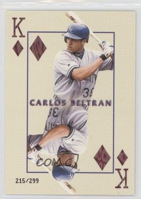 2000 Invincible Kings of the Diamond Numbered to 299 /299 Carlos Beltran #16 6e0