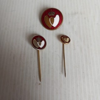 3 Blood Donor Enamelled Badges