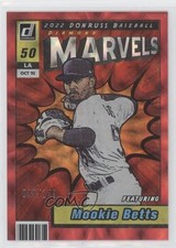 2022 Panini Donruss Marvels Red 48/149 Mookie Betts #M-3 0s1o