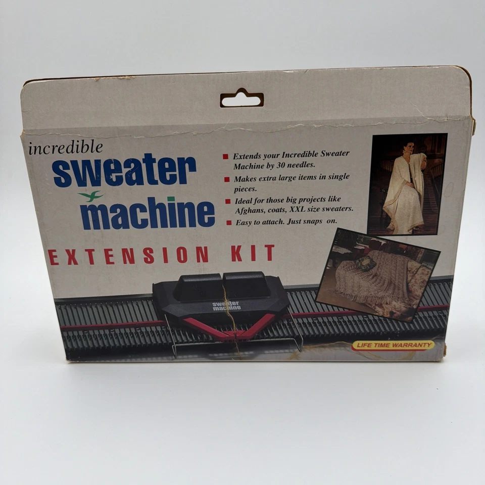 Kit de Extensión Máquina Suéter Bond Increíble Nuevo Antiguo Stock Foto 4 de 4