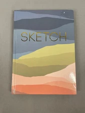 SKETCH Hardcover Journal/Sketchbook, Colorful Mountain Landscape