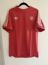 Bayern Munich Adidas OG Originals 3 Stripes Soccer Football Shirt Tee IY0046 XL