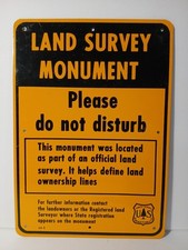New 1950s Vintage Sign US Forest Service Sign US Department of Agriculture Sign