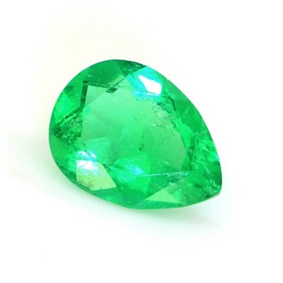 Colombia Pear Green Emerald 0.50CT | eBay