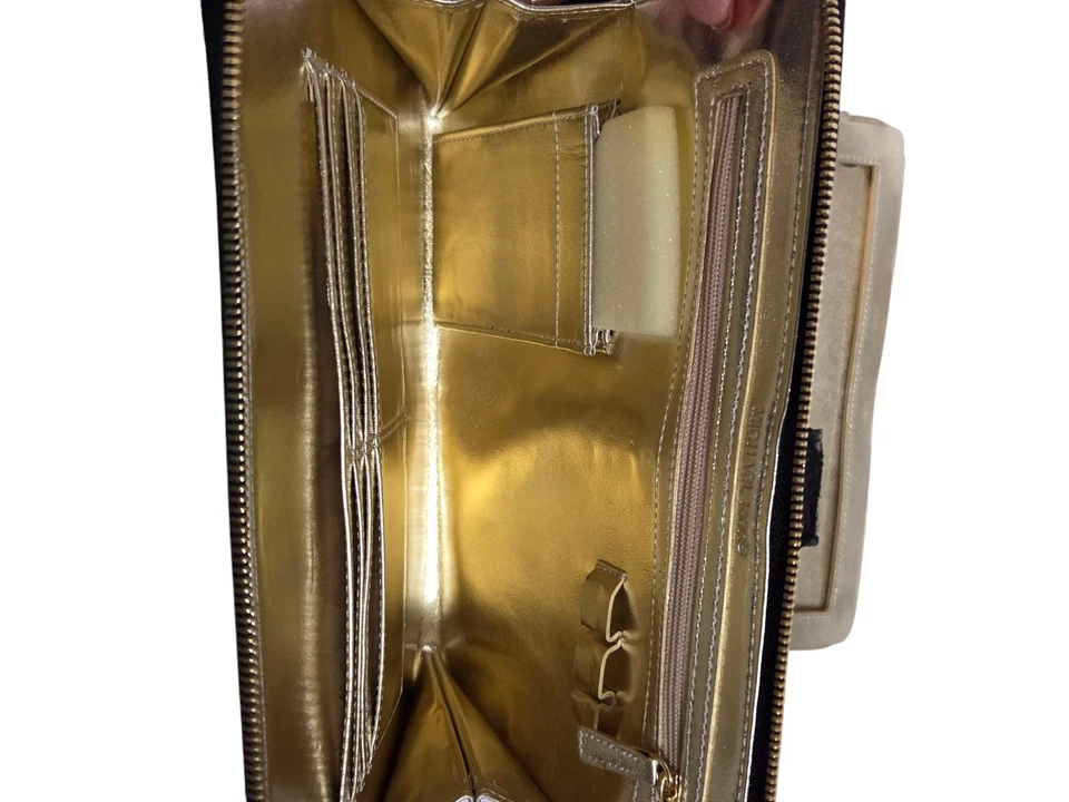 Michael Kors iPad Tablet Case 9.5" x 7" Pad Black Leather Snake Design Organizer - Image 3 of 4