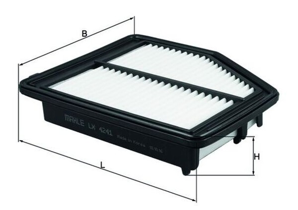 Luftfilter Knecht LX 4241 Filtereinsatz FüR Honda IX FB FK Civic Tourer FB7 FB1-image
