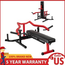 Chest Press Bench ,450Lbs Bench Press Machine Adjustable Flat Incline Bench Home