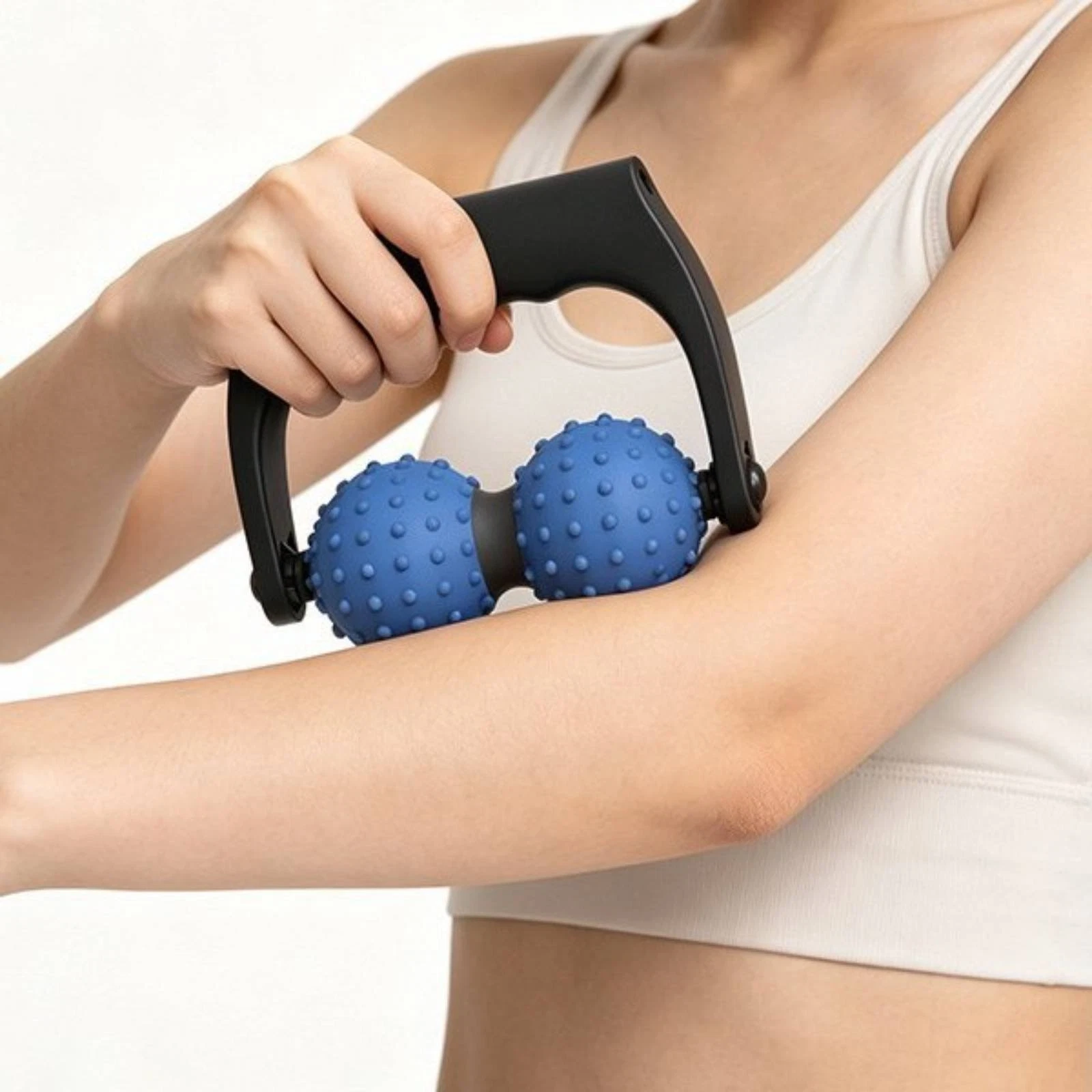 Double Ball Massager Long-Lasting Textured Muscle Massager Ergonomic for Home