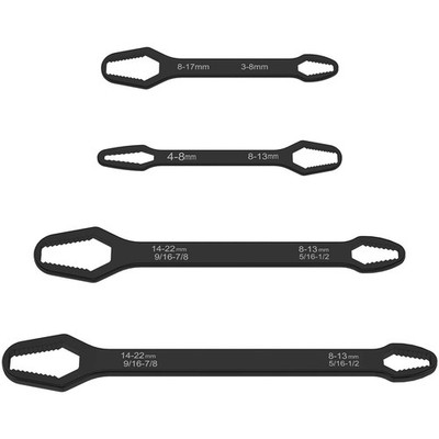 Universal Wrenches Set of 4PCS, Double-Head Self-Tightening Torx Wrench for 3...