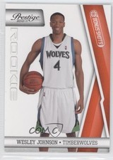 2010-11 Prestige Rookie Bonus Shots Orange 314/499 Wesley Johnson #154 6v2