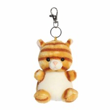Aurora Adorable Palm Pals Meow Kitty Clip-On Collectible Plush 4" Orange